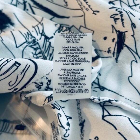 Karl Lagerfeld Sketch Button Up Classic fit Ladies Blouse - Size Medium - Picture 16 of 17